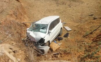 A car full of ganja fell into a ditch, the smuggler escaped leaving his partner behind