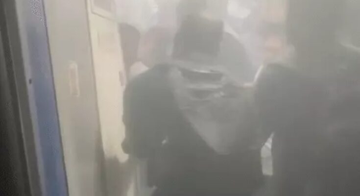 Fire breaks out in passenger train coach, passengers safe