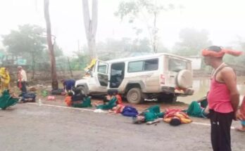 Horrible road accident in Shahdol
