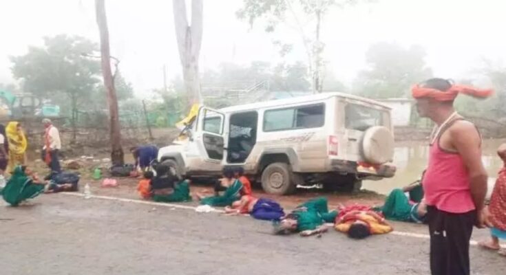 Horrible road accident in Shahdol