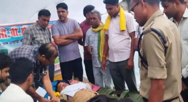 Silent hunger strike over dilapidated road, assurance received on the fifth day