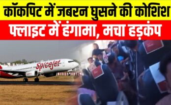 Two passengers tried to enter the cockpit in SpiceJet flight, CISF arrested them