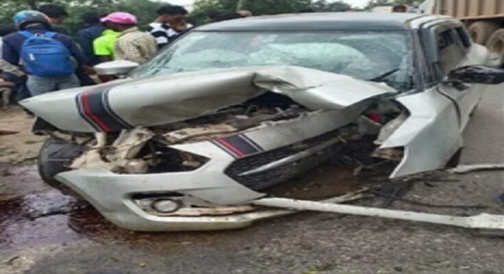 कोंडागांव सड़क हादसा, तेज रफ्तार कार दुर्घटना, पुल से टकराई कार, Kondagaon road accident, High speed car accident, Car collided with bridge, Two women died, Sharmila Sarkar, दो महिलाओं की मौत, शर्मिला सरकार,