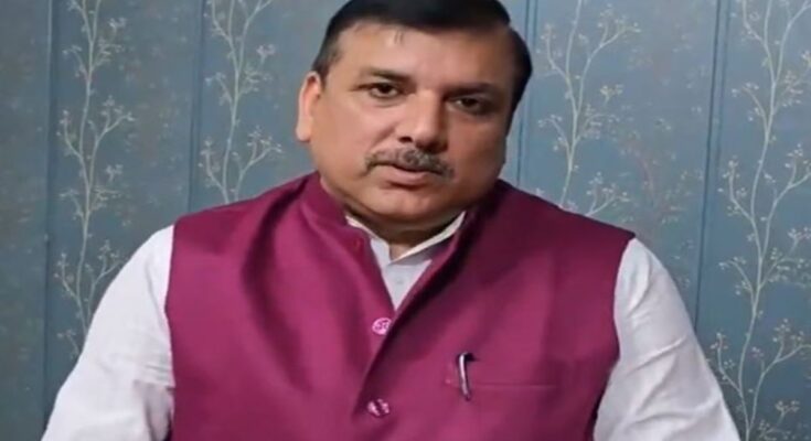 MP Sanjay Singh gave an adjournment motion in Rajya Sabha