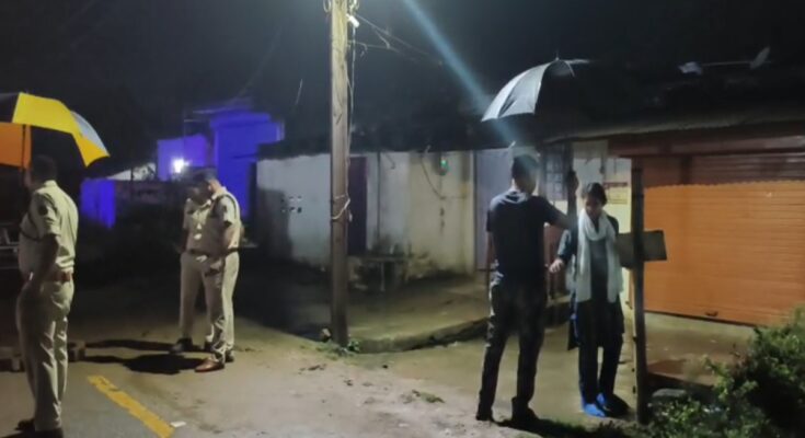 Late night firing in Katghora, empty cartridges recovered, one person arrested