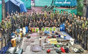 : नक्सली डंप, बीजापुर, कोबरा 208, आरडीएक्स, डेटोनेटर, गन पाउडर, विस्फोटक, इम्प्रूवाइज्ड ग्रेनेड, नक्सली स्मारक, गढ़चिरौली, राजनांदगांव, सीआरपीएफ, माओवाद विरोधी अभियान, सुरक्षा बल,