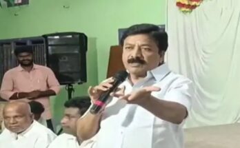 Controversy erupts over AIADMK MP CV Shanmugam's controversial remarks, with DMK strongly condemning it.