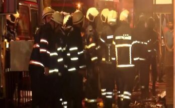 Fire breaks out at Bata showroom and warehouse, goods worth millions destroyed.