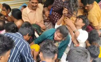 Stampede at Mini Tirupati temple in Andhra Pradesh, 10 dead.