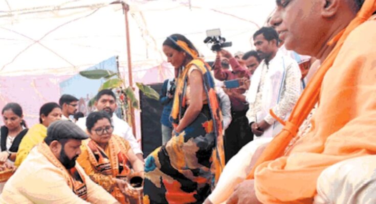Chhattisgarh, Ghar Wapsi, Hinduism, Christianity, Raipur, Narendraacharya Maharaj, Prabal Pratap Singh Judev, religious conversion, Sanatan Dharma, faith restoration,