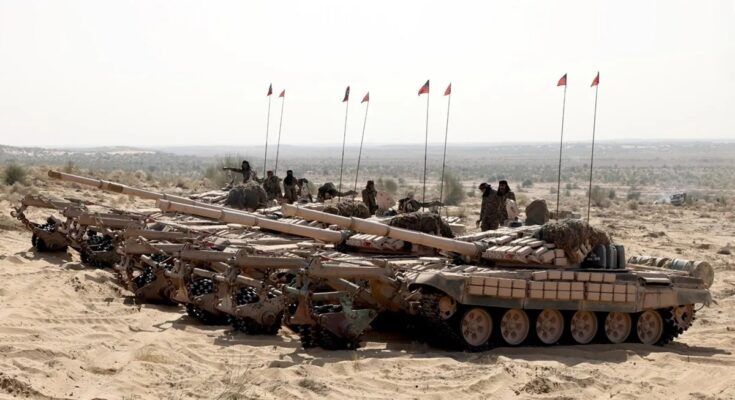 Trishul exercise, Indian Army, Indian Air Force, Indian Navy, Rajasthan desert, Kutch Gujarat, military drill, joint operations, future warfare, Rudra Brigade, Lt Gen Dheeraj Seth, cyber warfare, drone technology, air cover, Sudarshan Chakra Corps,