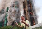 Hong Kong Fire, High-rise Fire, Tai Po Incident, Residential Complex Fire, 36 Dead, Fatal Fire Accident, Fire Service Hong Kong, Level-5 Alarm, Bamboo Scaffolding, Construction Net, Mass Evacuation, Firefighter Death, Emergency Response, 128 Fire Trucks, 57 Ambulances,