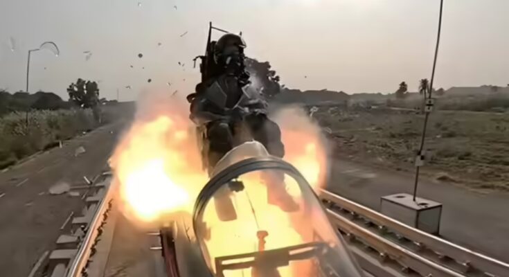 DRDO, Fighter Jet Escape System, Rocket Sled Test, 800 km/h Speed, TBRL Chandigarh, Emergency Ejection, Pilot Safety, ADA, HAL, Indian Air Force, Indigenous Defence Technology, Rajnath Singh, DRDO Achievement, Self-Reliant India,