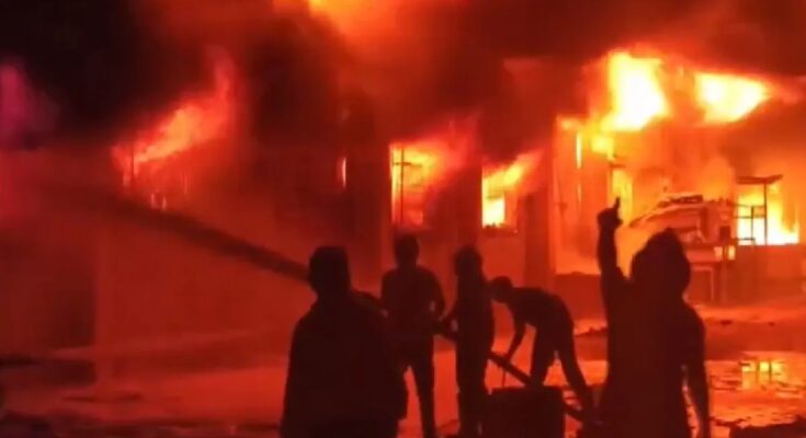 Dadra Nagar Haveli Fire, Daman Industrial Fire, Dadra Fire Incident, Industrial Area Fire India, Fire in Dadra Factory, Fire in Industrial Zone, NDRF Dadra, Fire Safety India, Dadra Nagar Haveli News, Massive Fire Dadra, Fire Accident Video, Daily News India, Fire Explosion Industrial Area, Police Investigation Fire,