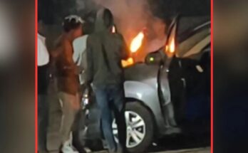 Birthday Celebration, Sword Cake Cutting, Korba News, Manikpur Police Chowki, Public Nuisance, Illegal Weapon, Youth Misconduct, Roadside Party, Police Action,