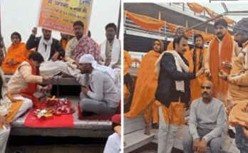 Ghar Wapsi, Asad Khan Atharv Tyagi, Varanasi Ganga Ritual, Sanatan Dharma, Religious Conversion India, Mahakal Temple Ujjain, Kashi Brahmins, Hindu Rituals, Name Change Ceremony,