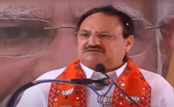 JP Nadda, Chhattisgarh, Janjgir, BJP, state program, government achievements, welfare schemes, CM Vishnu Dev Sai, political strategy, exhibition, beneficiary dialogue, security alert, Raipur airport, helicopter, party workers, event schedule, Bhopal departure,