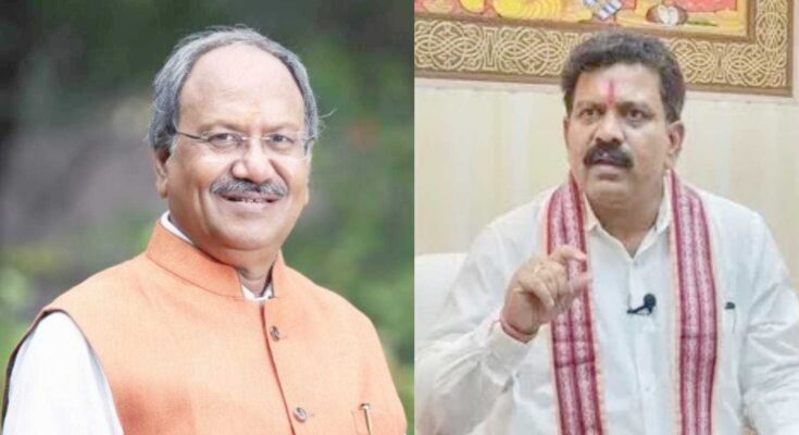 Scout Guide controversy, Brijmohan Agrawal, Deputy CM Vijay Sharma, Gajendra Yadav, Chhattisgarh Scout Guide, Provincial President dispute, National President Anil Jain, Dhamakheda Sant Samagam, Legal options court, School Education Minister, Political mediation, Chhattisgarh leadership,