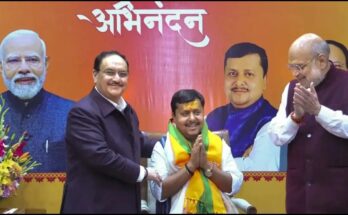 Nitin Naveen became the youngest national president of the BJP, elected unopposed.