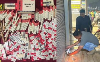 Action taken against the sale of Gogo-Chilam at paan stalls in the capital; 9 shops sealed.