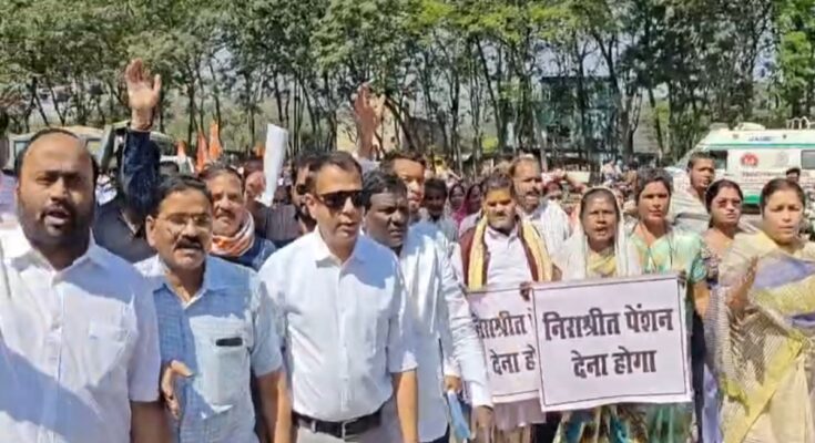 Thousands of pensioners have not received their pension for the last four months.