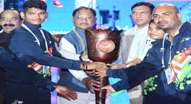 Khelo India Tribal Games 2026, Raipur, Chhattisgarh, Science College Ground, Mansukh Mandaviya, Vishnu Deo Sai, Tribal Athletes, Sports Infrastructure, Nuabaat Mission, Maoist Rehabilitation, Indigenous Sports,